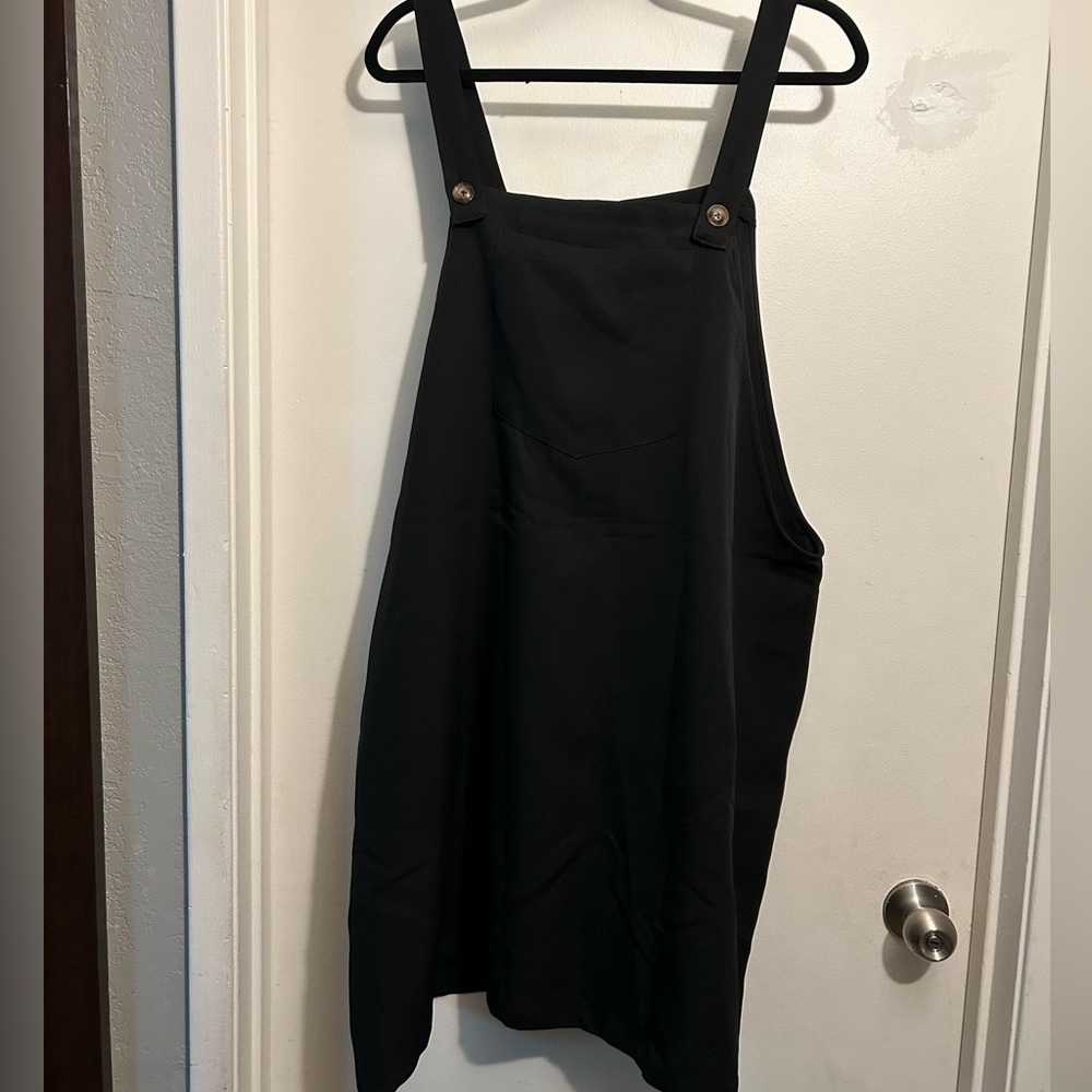 Black Overall Dress